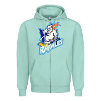 Seafoam Quebec Rafales Zipper Hoodie - PixelFlow