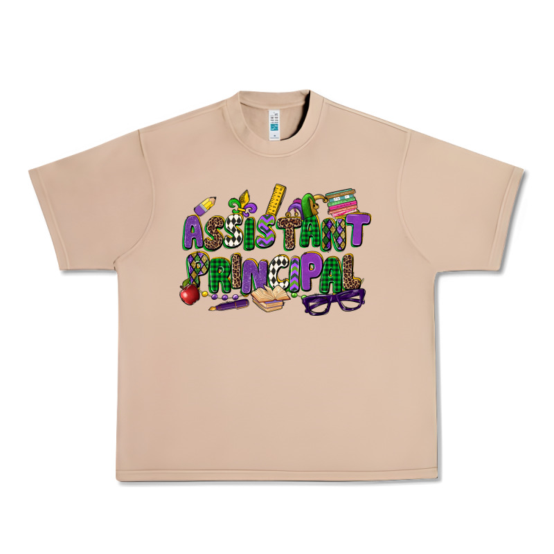 Assistant Principal Mardi Gras Urban Heavy Tee by CowGirlArtShop | Teevron