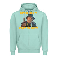 Seafoam Gator Don'T Play No Shit! (2) Zipper Hoodie - trangStudio