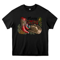 Black Merry Christmas Heavy Core Tee - SublimationCraftShop