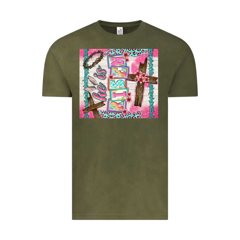 He Is Risen Vintage Tee by TumblerDesignByShophia | Teevron