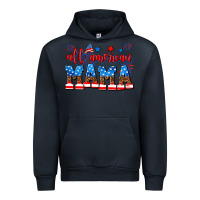 Navy all american mama Urban Hoodie - AdoDesignShop