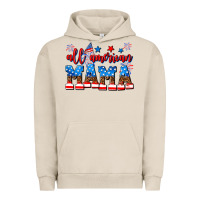 Pigment French Oak all american mama Urban Hoodie - AdoDesignShop