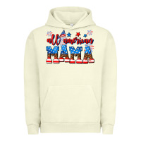 Pigment Pistachio all american mama Urban Hoodie - AdoDesignShop