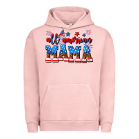 Pigment Salmon all american mama Urban Hoodie - AdoDesignShop