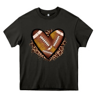 Asphalt heart football Heavy Core Tee - JahusDesignShop