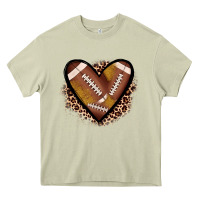 Mossy heart football Heavy Core Tee - JahusDesignShop