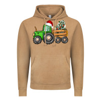 Vintage Camel christmas tractor Vintage Hoodie - CowGirlArtShop
