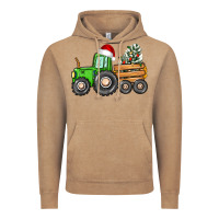 Vintage Coffee christmas tractor Vintage Hoodie - CowGirlArtShop