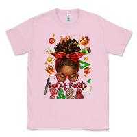 Bubblegum Pink santa's favorite para afro messy bun Classic Tee - texasbilliewilder