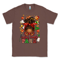Chestnut santa's favorite para afro messy bun Classic Tee - texasbilliewilder