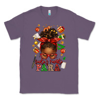 Lavender santa's favorite para afro messy bun Classic Tee - texasbilliewilder