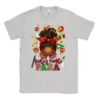 Moon Dust santa's favorite para afro messy bun Classic Tee - texasbilliewilder