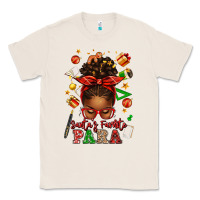 Natural santa's favorite para afro messy bun Classic Tee - texasbilliewilder