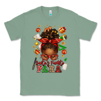 Sage santa's favorite para afro messy bun Classic Tee - texasbilliewilder