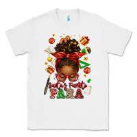 White santa's favorite para afro messy bun Classic Tee - texasbilliewilder