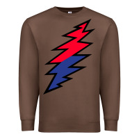Chestnut Lazy Lightning Bolt Premium Sweatshirt - InspiraDesign