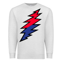 Oatmeal Heather Lazy Lightning Bolt Premium Sweatshirt - InspiraDesign
