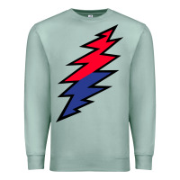 Seafoam Lazy Lightning Bolt Premium Sweatshirt - InspiraDesign