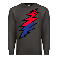 Smoke Lazy Lightning Bolt Premium Sweatshirt - InspiraDesign