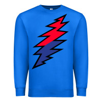 True Royal Lazy Lightning Bolt Premium Sweatshirt - InspiraDesign