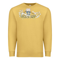 Antique Gold Megadeath caught Premium Sweatshirt - InspiraDesign