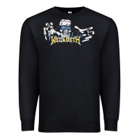 Black Megadeath caught Premium Sweatshirt - InspiraDesign