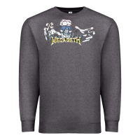 Charcoal Heather Megadeath caught Premium Sweatshirt - InspiraDesign