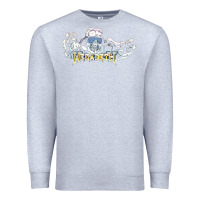 Heather Grey Megadeath caught Premium Sweatshirt - InspiraDesign