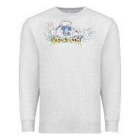 Oatmeal Heather Megadeath caught Premium Sweatshirt - InspiraDesign