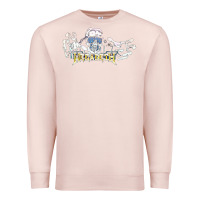 Pale Pink Megadeath caught Premium Sweatshirt - InspiraDesign