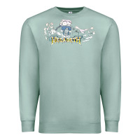Seafoam Megadeath caught Premium Sweatshirt - InspiraDesign