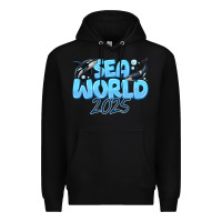 Black Sea World 2025 Premium Hoodie - CowhideDigitalArt