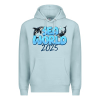 Blue Mist Sea World 2025 Premium Hoodie - CowhideDigitalArt