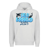 Dove Grey Sea World 2025 Premium Hoodie - CowhideDigitalArt