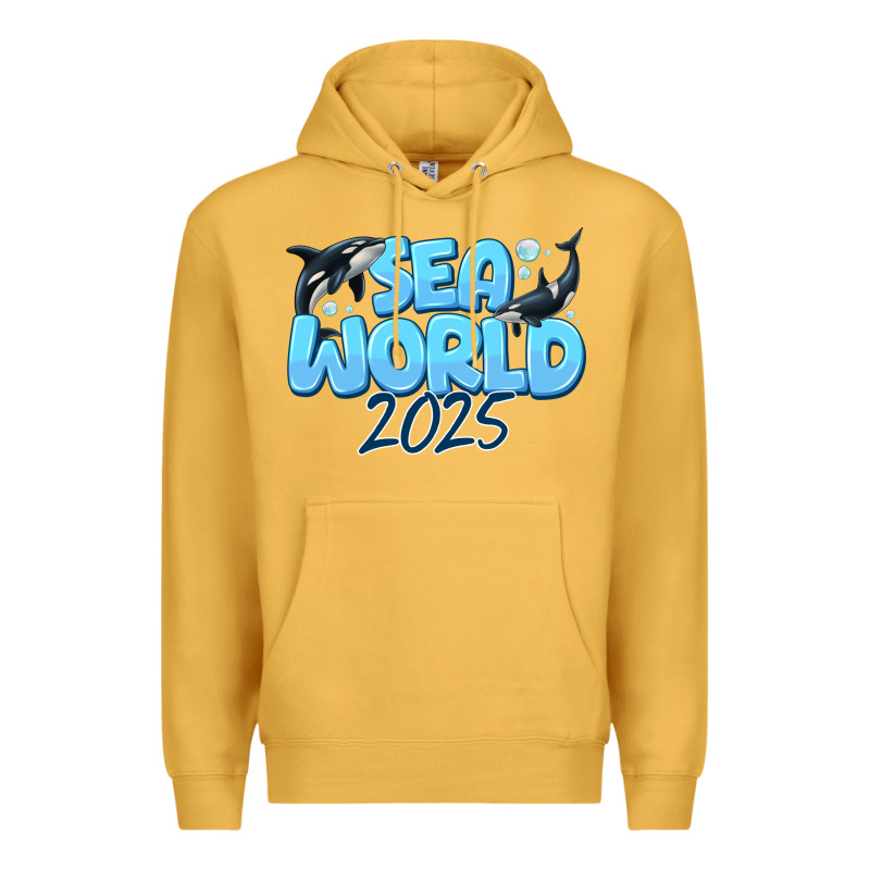 Sea World 2025 Premium Hoodie by CowhideDigitalArt | Teevron