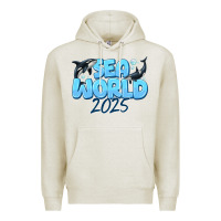 Oatmeal Heather Sea World 2025 Premium Hoodie - CowhideDigitalArt