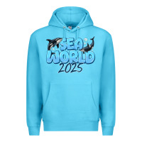 Ocean Blue Sea World 2025 Premium Hoodie - CowhideDigitalArt