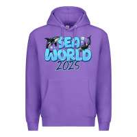 Purple Sea World 2025 Premium Hoodie - CowhideDigitalArt