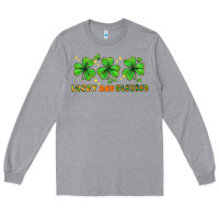 Heather Grey St. Patrick's Day lucky and blessed Long Sleeve Tee - HowdyJamesFarm