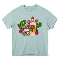 Arona mexican tequila gnomes guitar roses cactus serape Heavy Core Tee - Artiststas