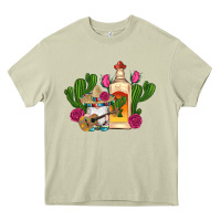 Mossy mexican tequila gnomes guitar roses cactus serape Heavy Core Tee - Artiststas