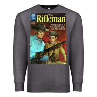 Charcoal Heather The Rifleman Retro Western Premium Sweatshirt - ArtChic
