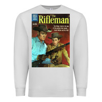 Dove Grey The Rifleman Retro Western Premium Sweatshirt - ArtChic