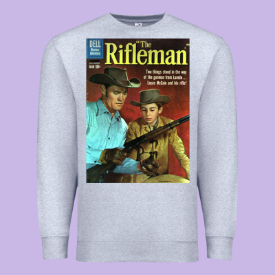 The Rifleman Retro Western Premium Sweatshirt Designed By Artchic