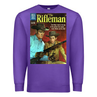 Purple The Rifleman Retro Western Premium Sweatshirt - ArtChic