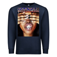 Navy erykah badu baduizm 1 Premium Sweatshirt - ArtChic