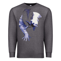 Charcoal Heather sadako 1 Premium Sweatshirt - ArtChic