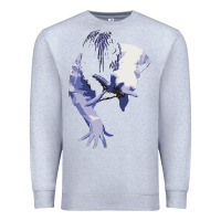 Heather Grey sadako 1 Premium Sweatshirt - ArtChic