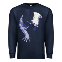 Navy sadako 1 Premium Sweatshirt - ArtChic